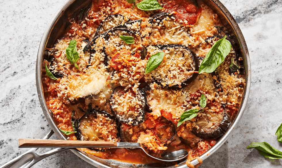 Skillet Eggplant Parm